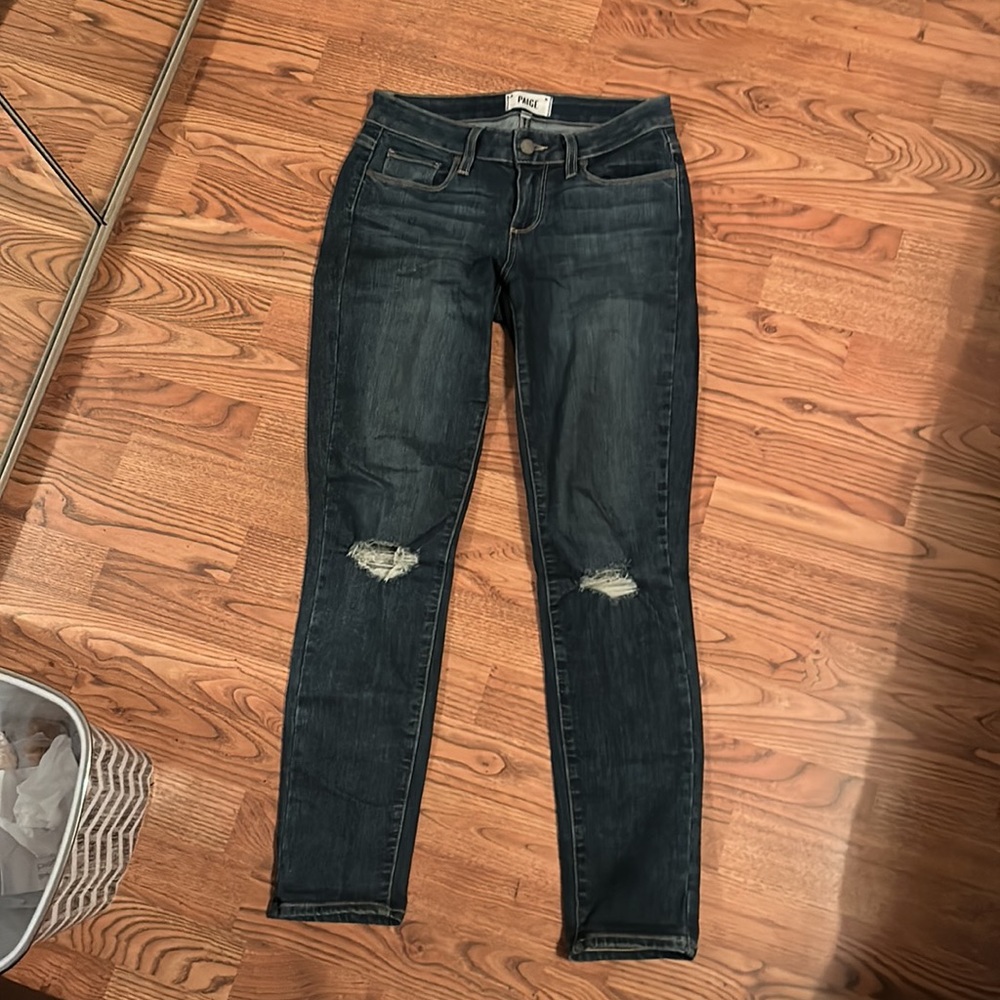 Paige Jeans “Kylie crop” skinny jeans Size 26